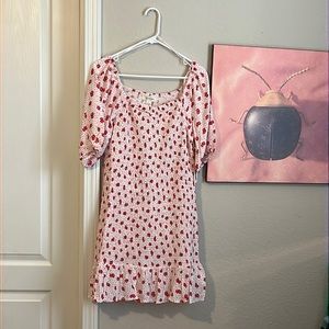 Jessica Simpson Strawberry Bodycon Dress Size Large